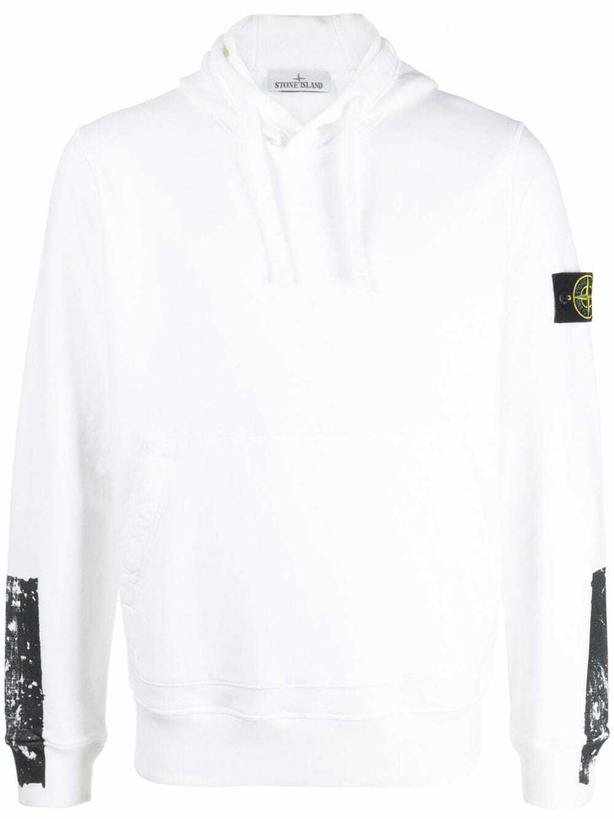 Photo: STONE ISLAND - Compass Cotton Hoodie