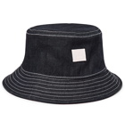Acne Studios - Buk Logo-Appliquéd Denim Bucket Hat - Blue