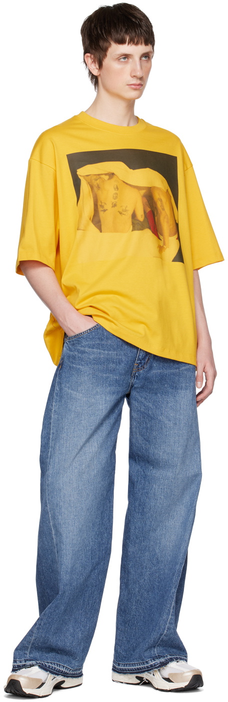 Calvin Klein Yellow Huddle T-Shirt