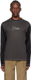 Dime Gray Athletic Long Sleeve T-Shirt