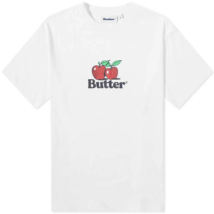 Photo: Butter Goods Men's Apples Logo T-Shirt in White