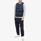 Stone Island Men's Nylon Metal Vest in Navy