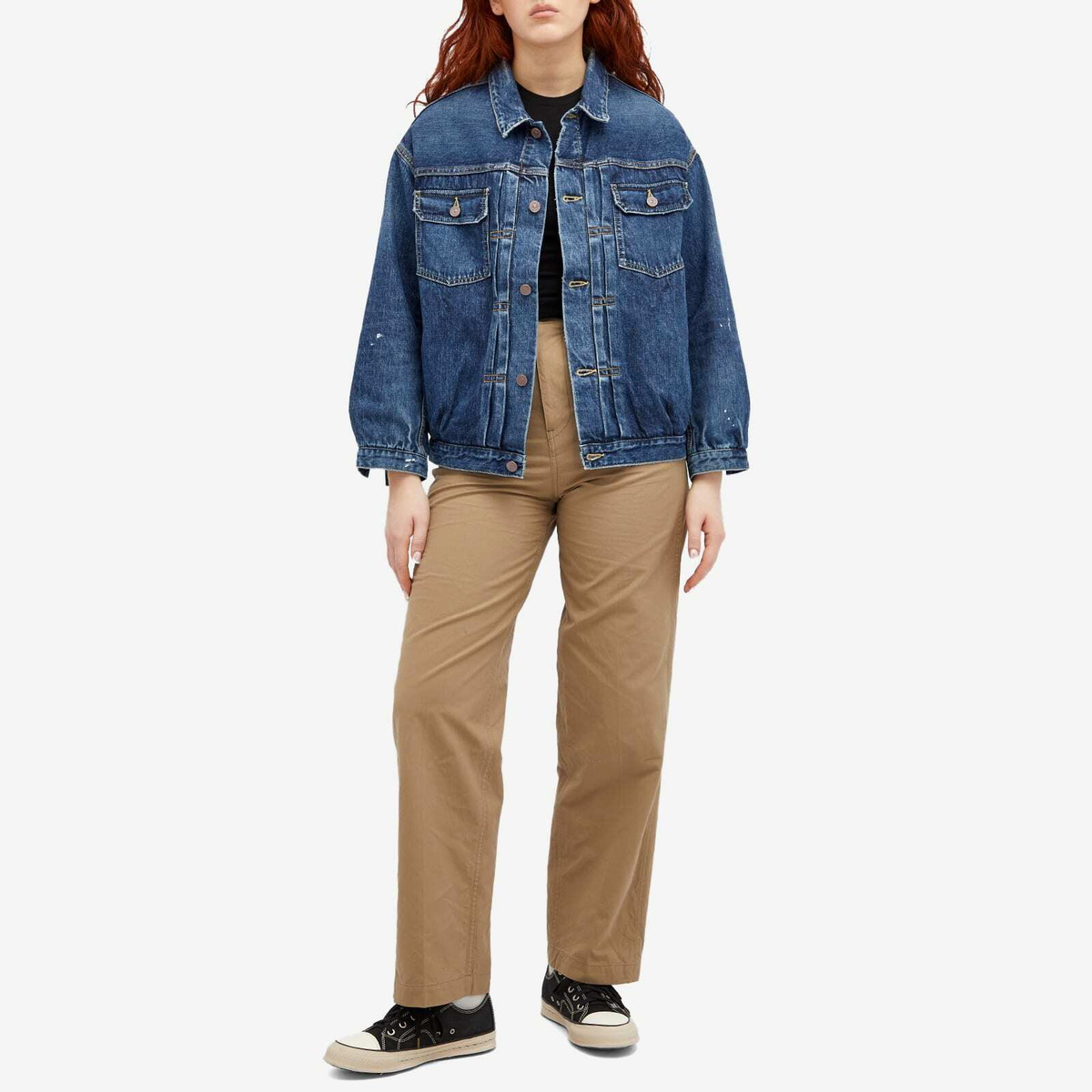 Visvim Women's 101XX Jacket in Blue Visvim