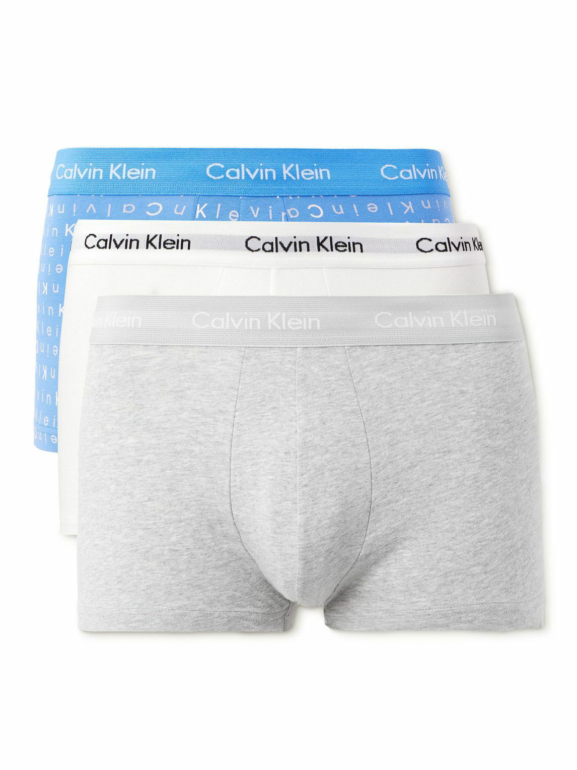 CALVIN KLEIN UNDERWEAR Three-Pack Modern Stretch-Cotton Boxer