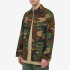 Stan Ray Men's Four Pocket Jacket in Woodland Camo