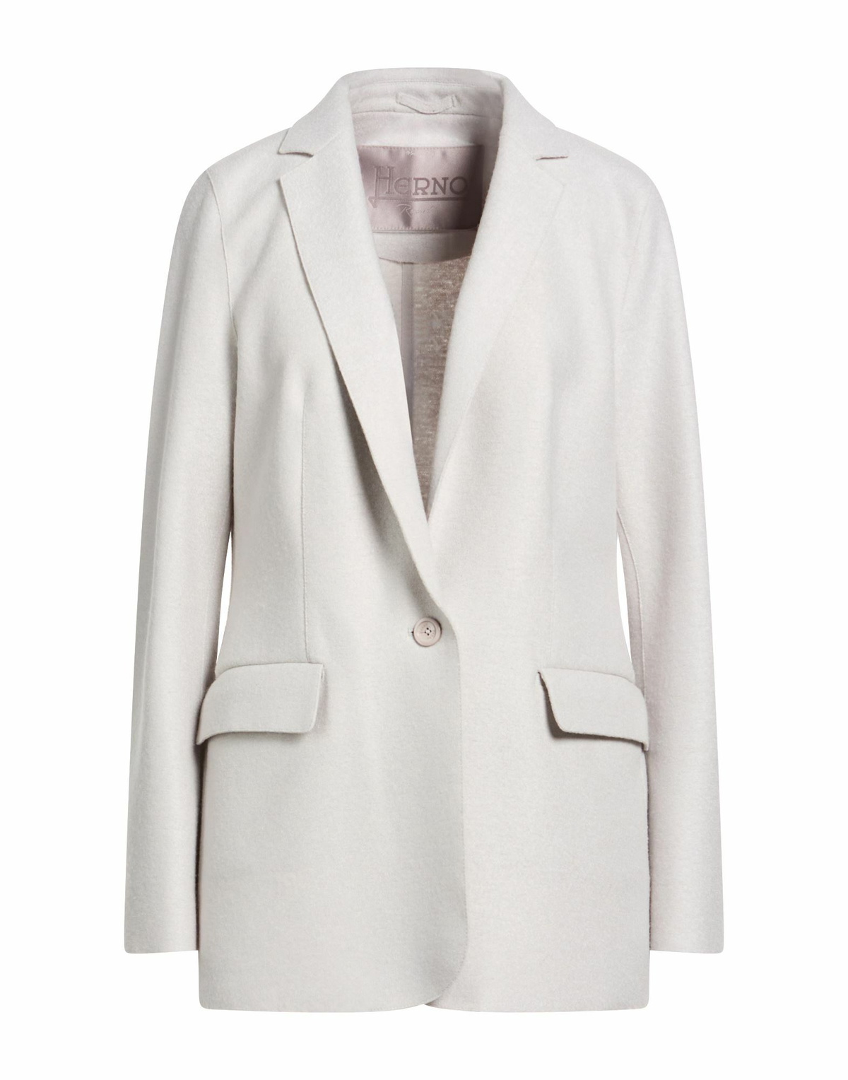 Herno Resort Womens Blazer in Light grey