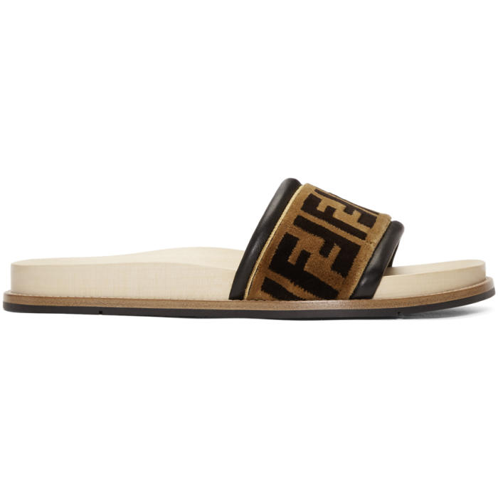 Fendi slides velvet online