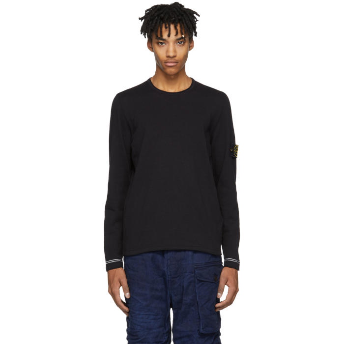 Photo: Stone Island Navy Arm Badge Crewneck Pullover