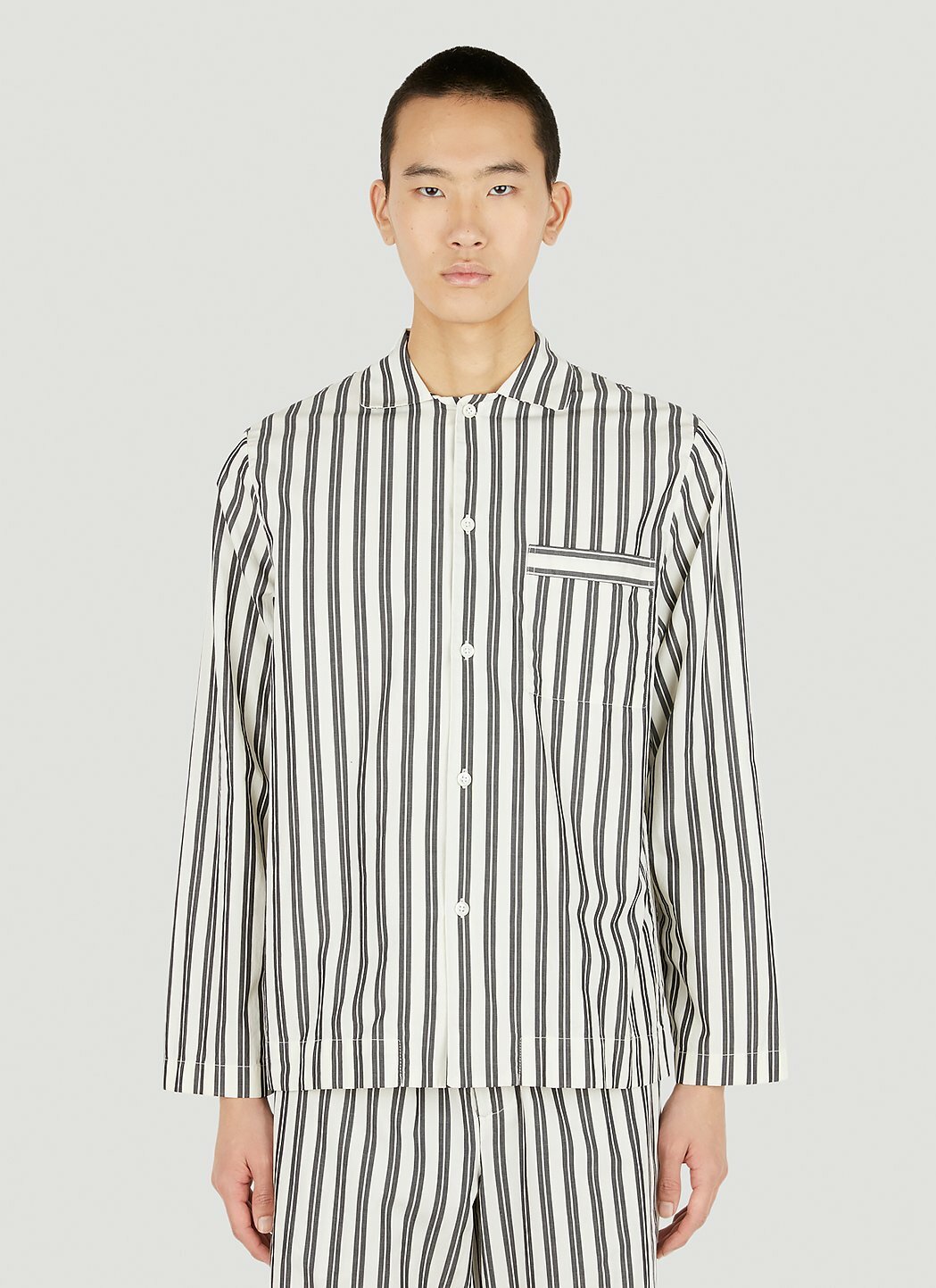 Tekla Striped Classic Pyjama Shirt