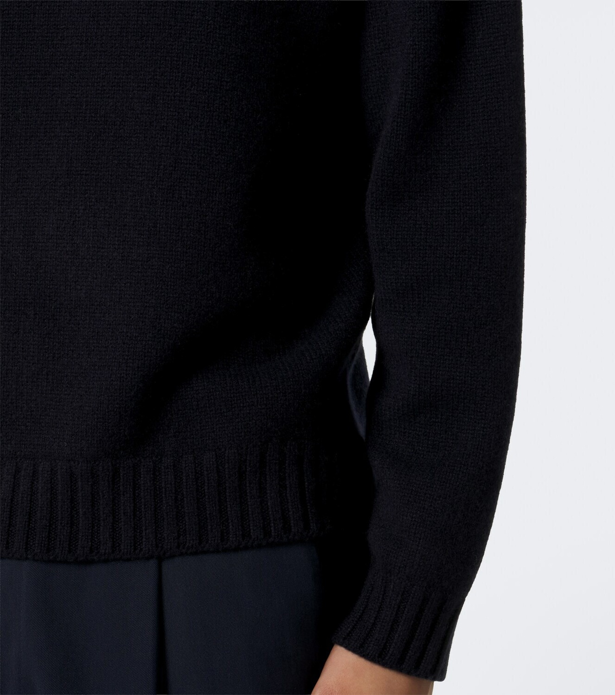 Saman Amel Sander cashmere polo sweater