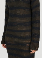 Acne Studios Ladder Knit Midi Dress