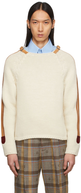 Photo: Gucci Off-White Wool Knit Sweater