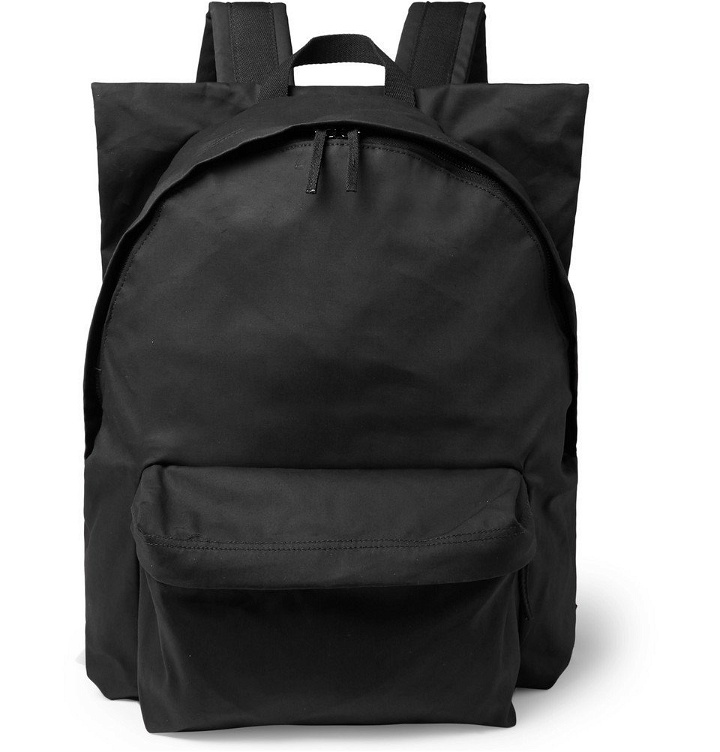 Photo: Raf Simons - Eastpak Printed Shell and Cotton-Canvas Backpack - Black