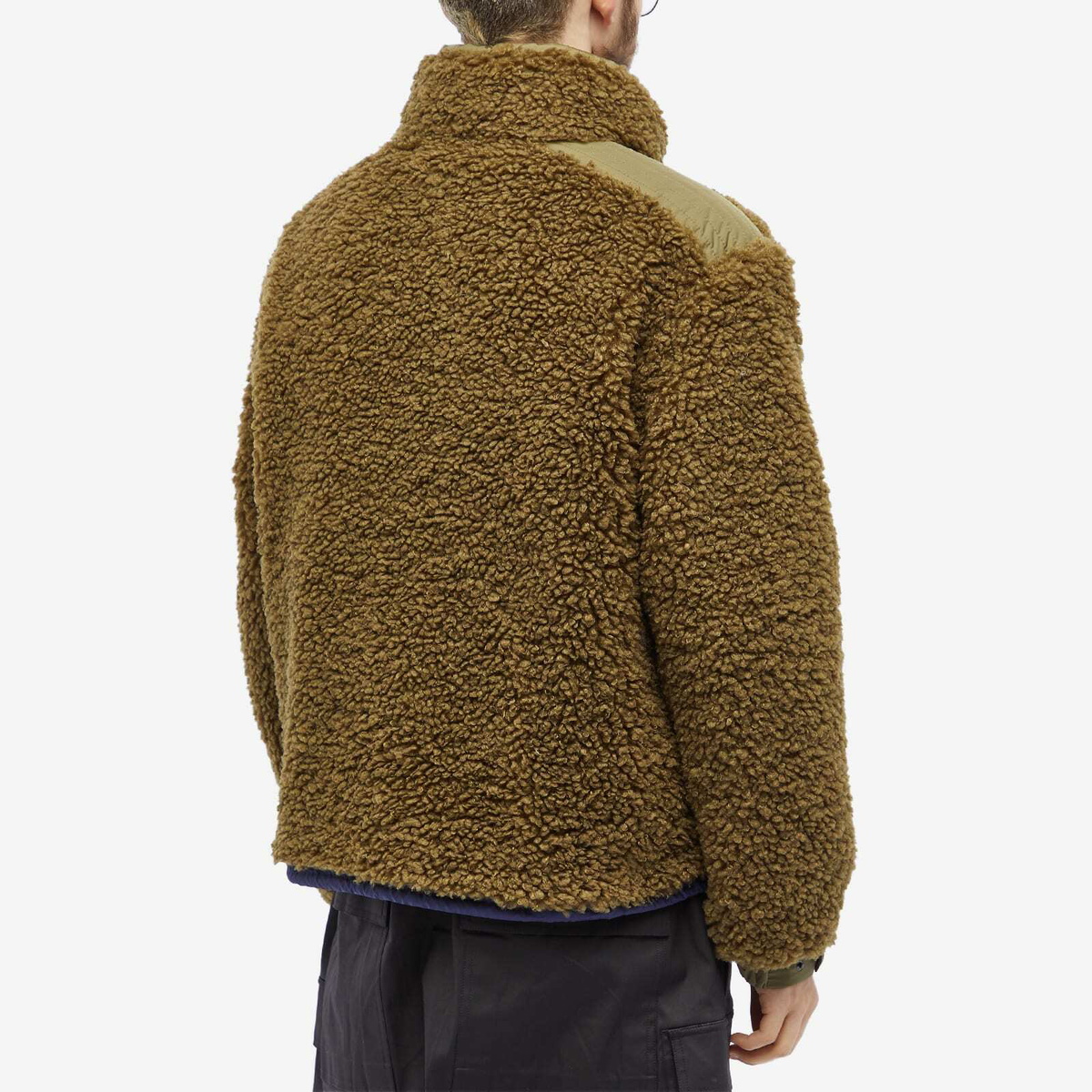Moncler Grenoble Men's Fleece Jacket in Green Moncler Grenoble