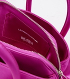 The Attico La Passeggiata Mini satin top-handle bag
