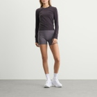 Bandit Women's Wool Long Sleeve Seamless Crewneck in Shadow