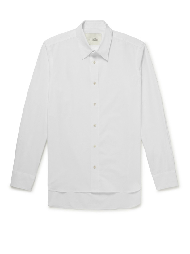 Photo: Studio Nicholson - Rise Cotton-Poplin Shirt - White