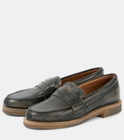 Golden Goose Jerry leather penny loafers