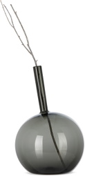 Nate Cotterman Grey Large Round Tilt Balloon Vase