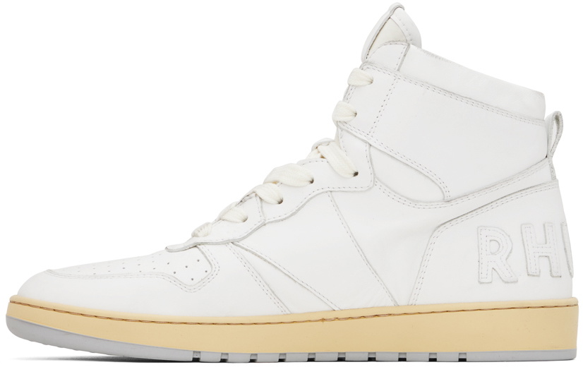 Rhude White Rhecess Hi Sneakers