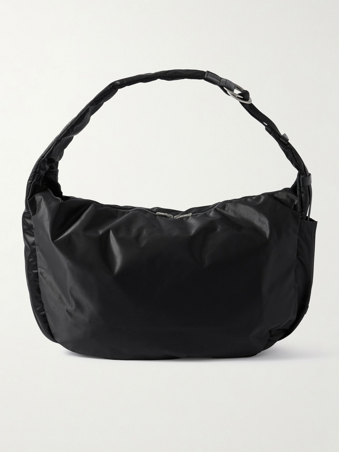 Master-Piece - Ark Leather-Trimmed Nylon Shoulder Bag