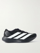 ADIDAS RUNNING - Adizero Evo SL Striped Mesh Running Sneakers - Black
