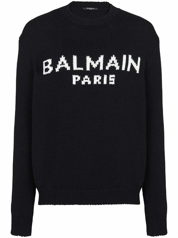 Photo: BALMAIN - Sweater With Logo