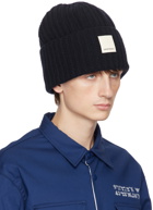 Emporio Armani Navy Patch Beanie