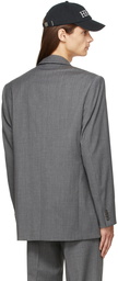 Han Kjobenhavn Grey Wool Boxy Blazer