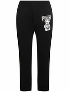 MOSCHINO Teddy Print Cotton Sweatpants