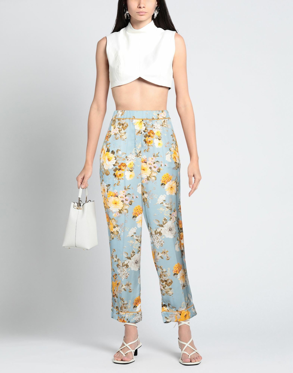 Jucca Womens Pants in Sky blue