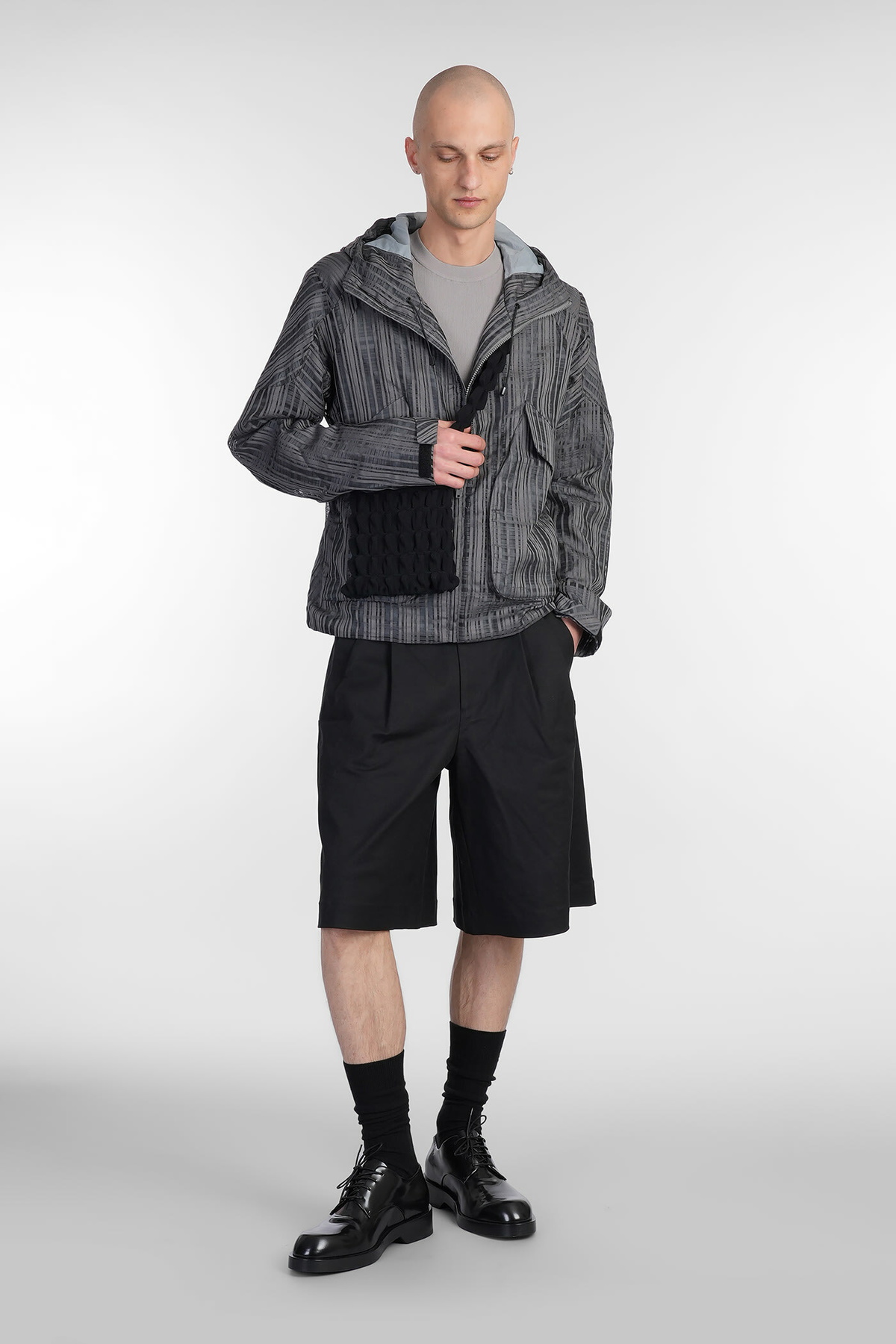 J.L-A.L Aquifer Shortsleeve T-shirt In Grey Polyester