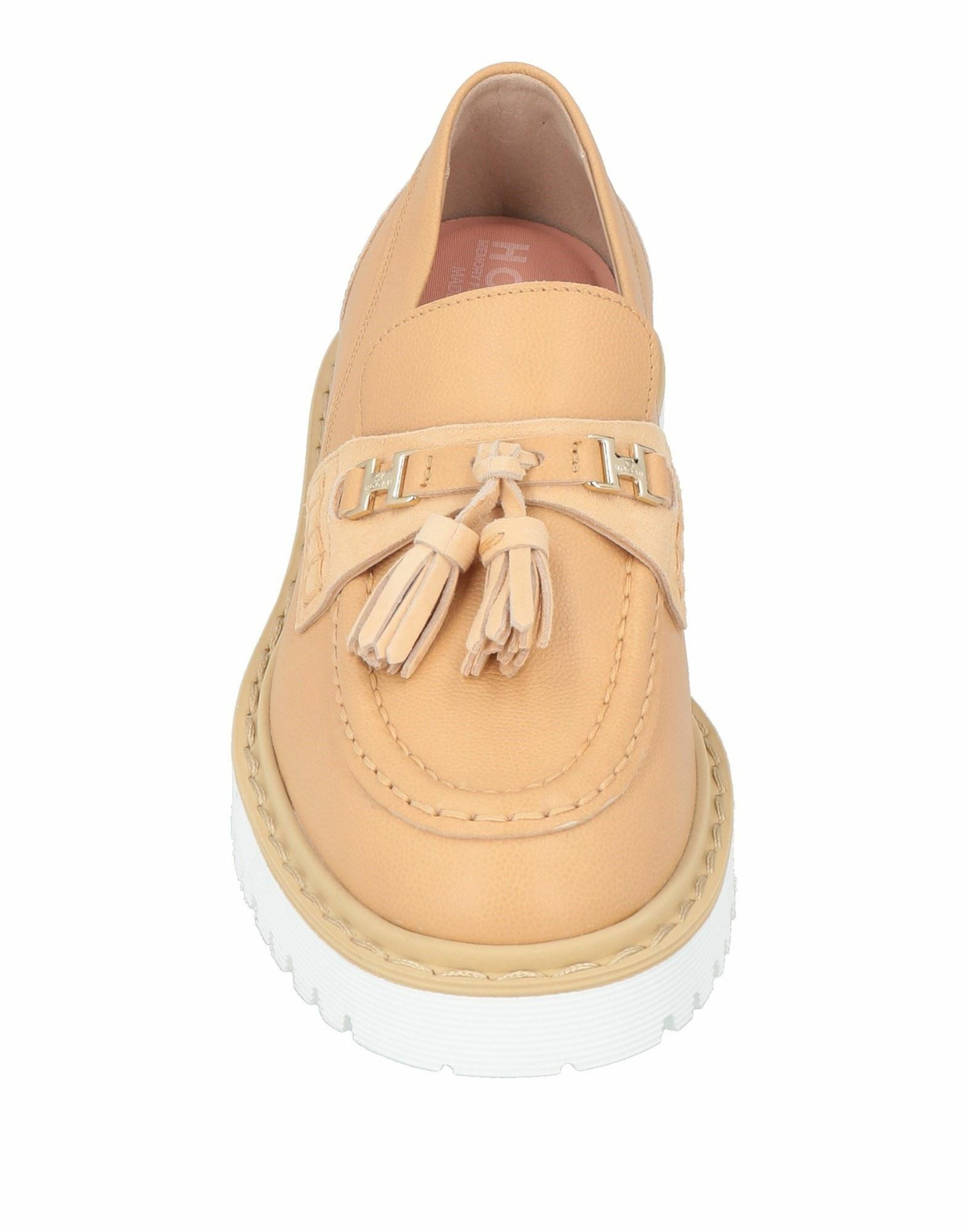Hogan Womens Loafers Sand