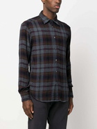 BARENA - Check Print Cotton Blend Shirt