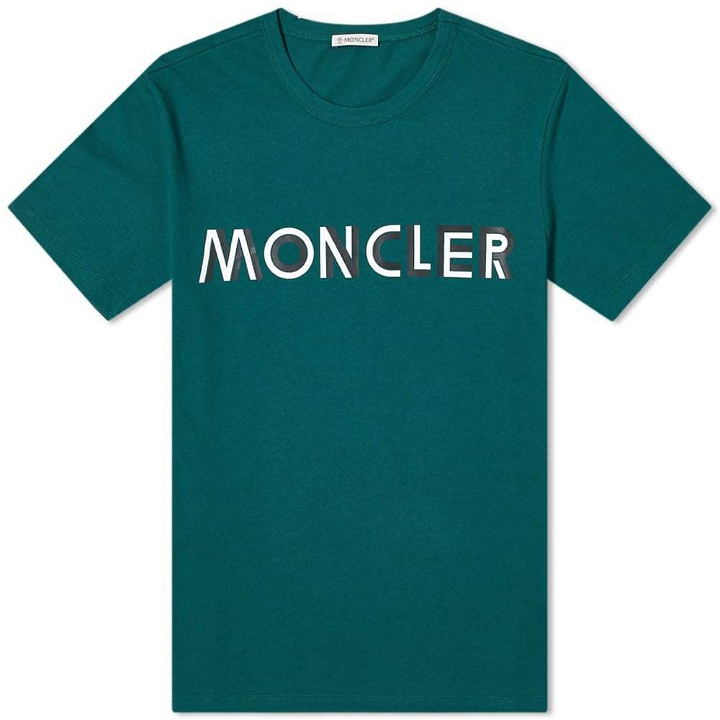 Photo: Moncler Logo Text Tee