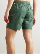 Hartford - Slim-Fit Mid-Length Recycled Swim Shorts - Green