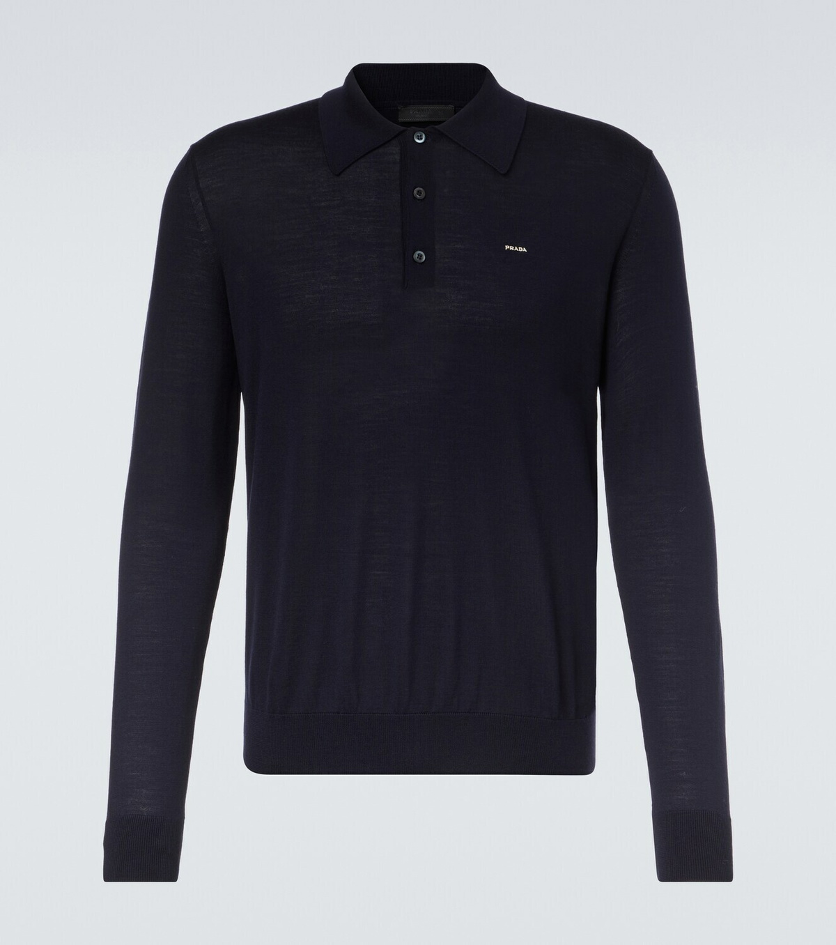 Prada Virgin wool polo sweater