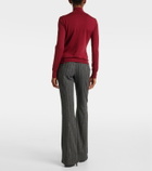 Carolina Herrera Turtleneck virgin wool and silk sweater