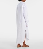 The Frankie Shop Helena cotton shirt dress