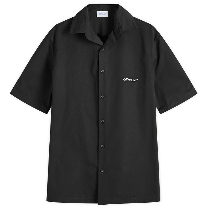 Photo: Off-White Men's Gothic Bowling Shirt in Black