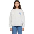 ANINE BING Gray Miles Waves Sweatshirt