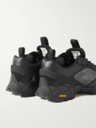 ROA - Lhakpa Rubber and Leather-Trimmed Mesh Hiking Sneakers - Black