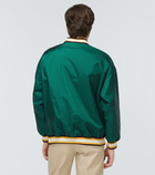 Valentino Logo appliqué varsity sweater