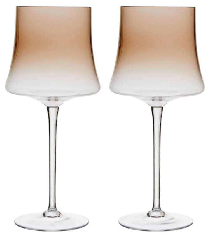 Photo: Brunello Cucinelli Set of 2 Murano glass wine glasses
