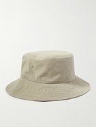 Acne Studios - Logo-Appliquéd Cotton-Canvas Bucket Hat - Neutrals