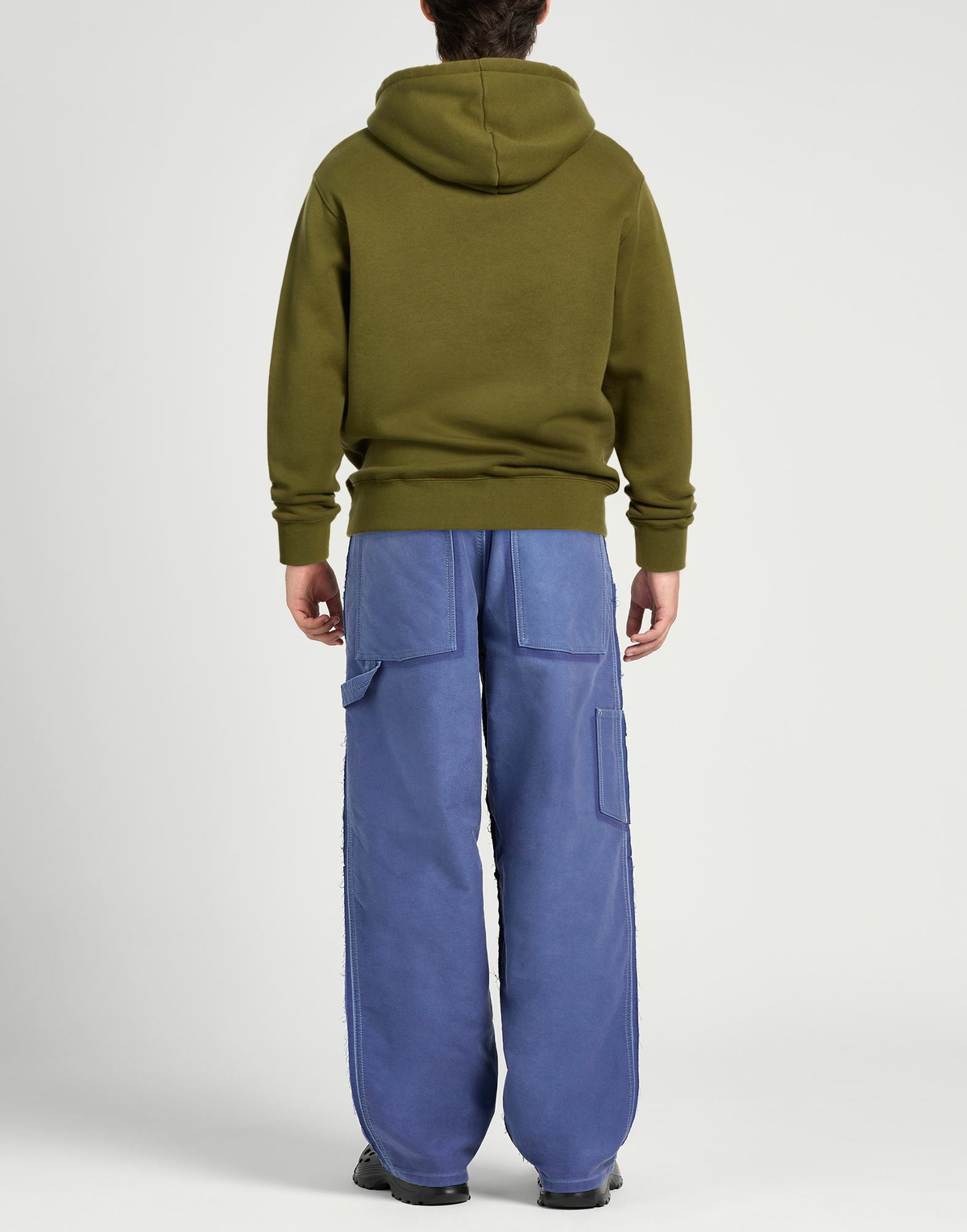 Maison Kitsuné Mens Sweatshirt Military in Green