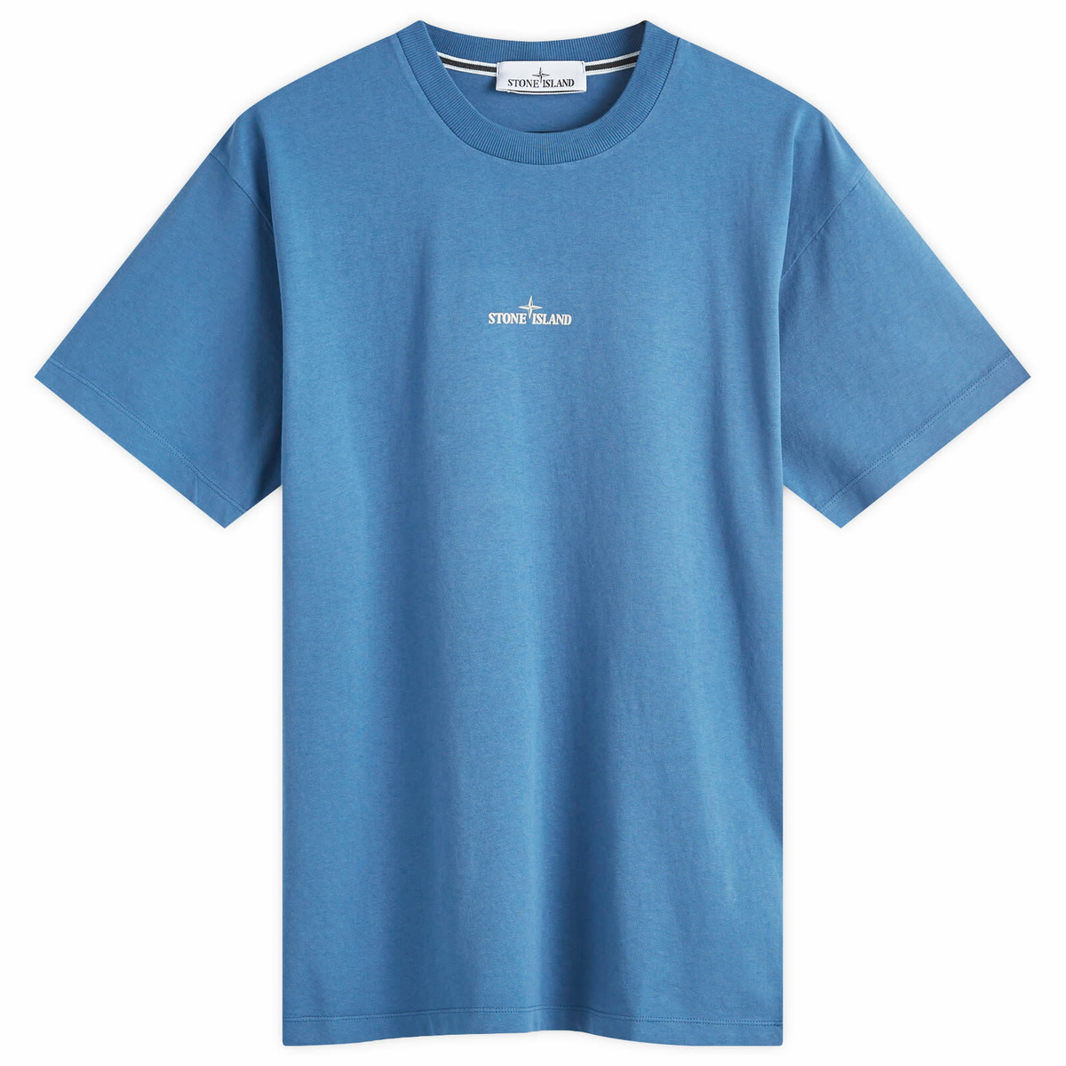 Stone Island Men's Institutional Four Badge Back Print T-Shirt in
