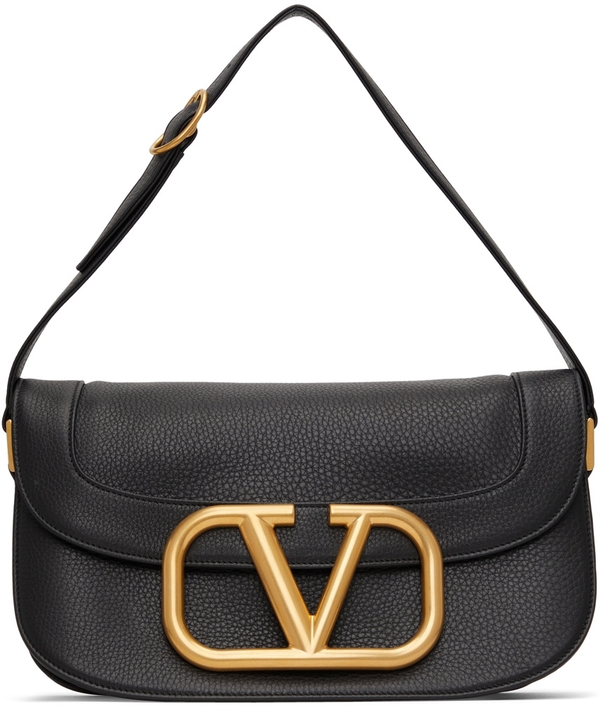 Valentino Garavani Black Large Supervee Bag Valentino Garavani