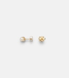 David Yurman Pearl Classics 18kt gold earrings with pearls and diamonds