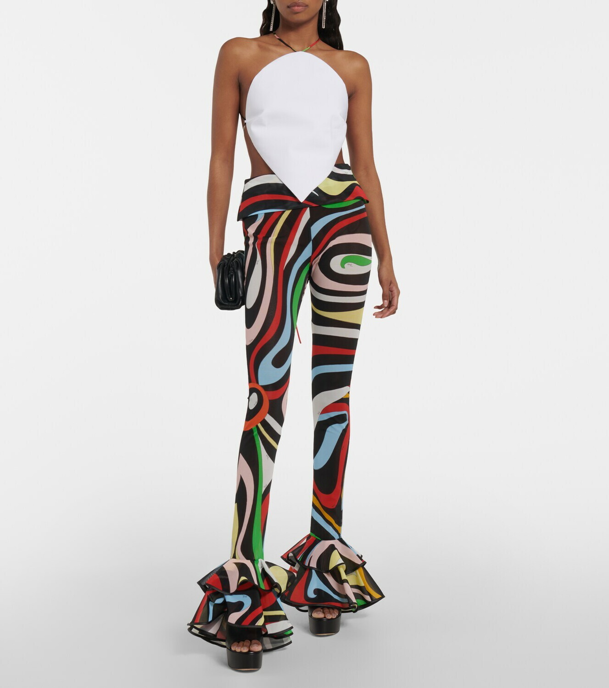 Pucci - Cotton poplin crop top Emilio Pucci